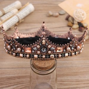 Elegant Tiara Crystal Hair Crown